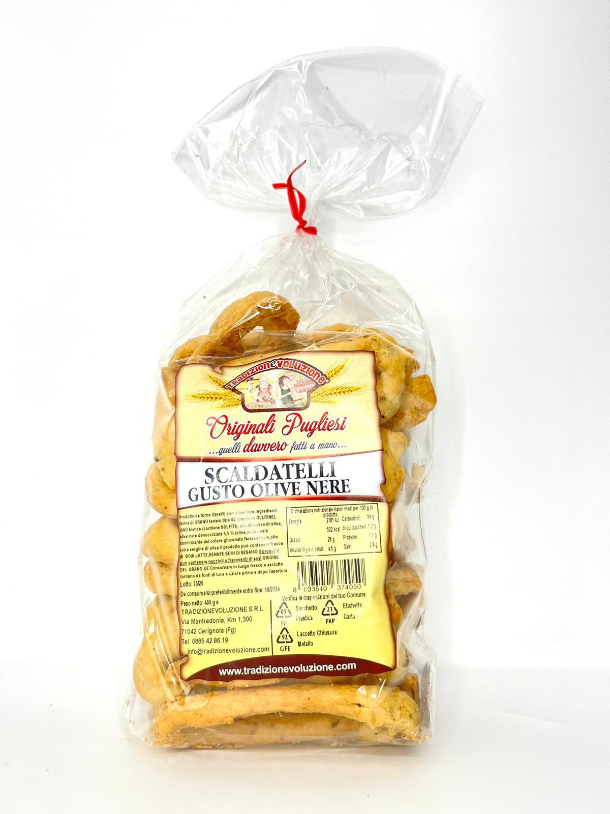 SCALDATELLI GUSTO OLIVE NERE | 400g
