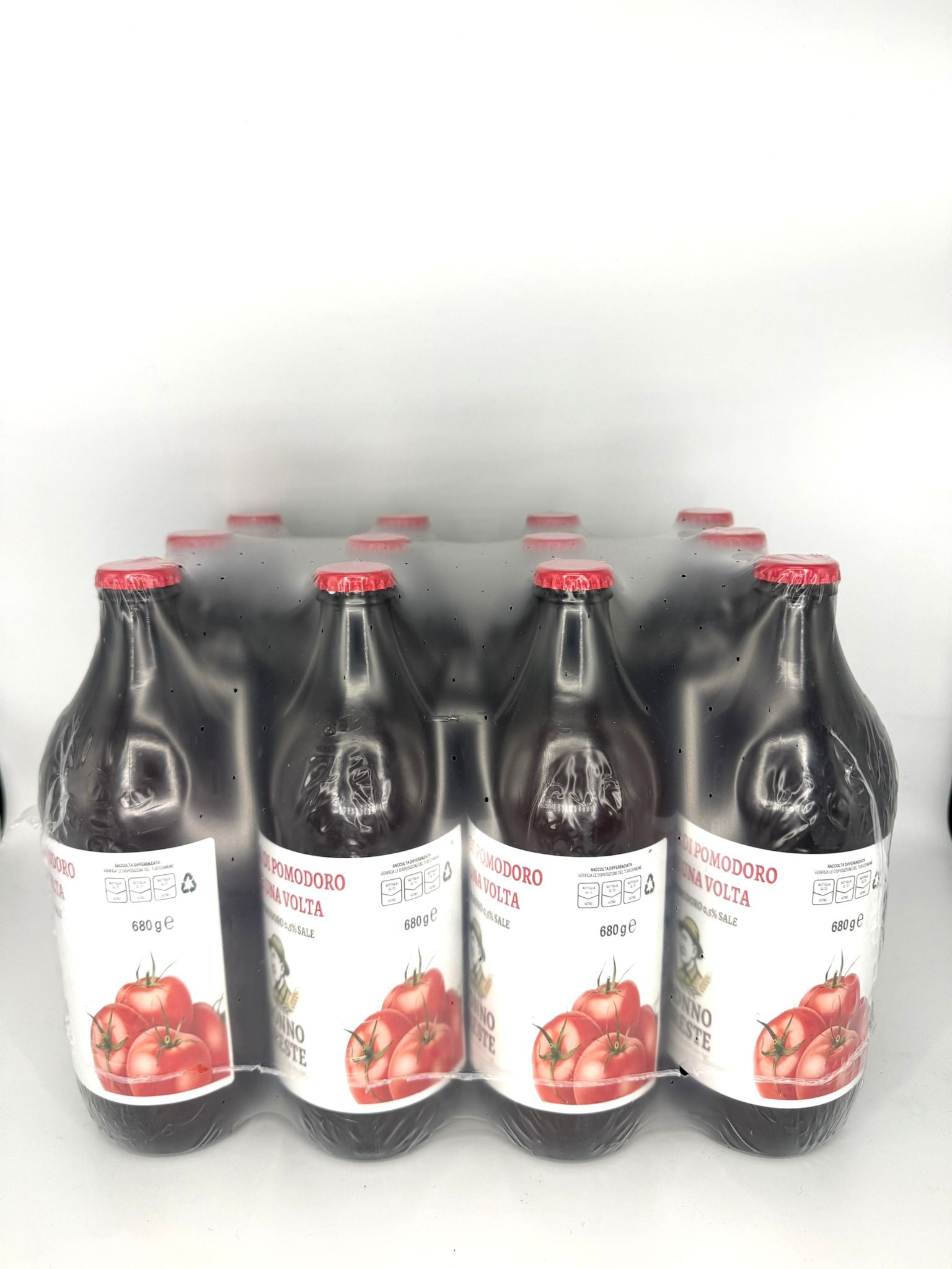 CASSA INTERA PASSATE DI POMODORO NONNO ORESTE| 12 PZ X GR 680