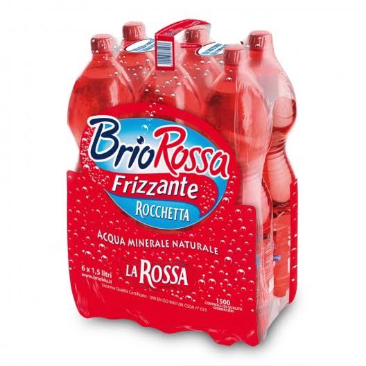 ACQUA FRIZZANTE BRIO ROSSA| 6x1,5 l